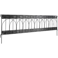 WINDHAGER Beeteinfassung PVC Rattan, 35 x 100 cm, anthrazit