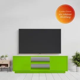 Aileenstore TV-Lowboard Fernsehertisch HiFi Kommode Sideboard Blickfangmöbel Grün