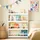SoBuy Kinderregal Kmb08-ii-w 80 x 12 x 118 cm MDF weiß