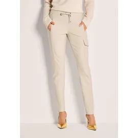 Madeleine Cargo-Jerseyhose mit Kordelzug Weiß 44