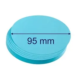 Franken Moderationskarten blau Ø 9,5 cm, 500 St.