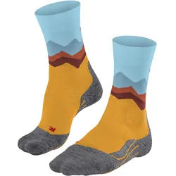 Wandersocken FALKE "TK2 Explore", Damen, Gr. 35-36, gelb (lemonade), Materialmix, normal, Socken, hohe Feuchtigkeitsaufnahme, schnell trocknend, atmungsaktiv