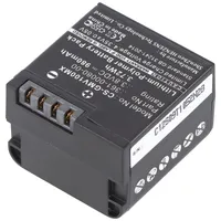 AccuCell Akku passend für Garmin VIRB XE Akku 010-12256-01, 361-00080-00, GMICP902624
