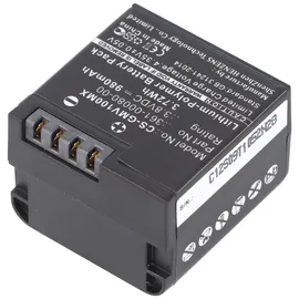 AccuCell Akku passend für Garmin VIRB XE Akku 010-12256-01, 361-00080-00, GMICP902624