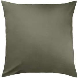 Traumschlaf Kissenbezug Basic Single Jersey 80 x 80 cm Grau