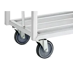 Tournus Schwerlast-Plattformwagen 100 x 600mm mit Sprossen. Aus Edelstahl. Max Last 350 kg.