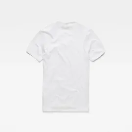 G-Star Basic, V-Neck T-Shirt 2-Pack - weiß, - Herren - S