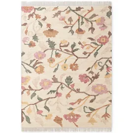 ELLE DECORATION Kelim Violette Creme Multifarben, 200x300 cm