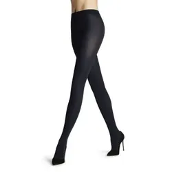 Falke Strumpfhosen Cotton Touch Strumpfhose Dunkelblau Large Damen