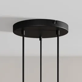 ARCCHIO Franka Modern in Schwarz aus Aluminium 3-flammig Wohnzimmerleuchte