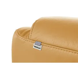 Hukla Fernsehsessel Dean Leder 70 x 109 x 88 cm Gelb elektrisch