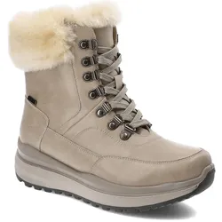 Beige Stiefeletten G-Comfort Gefütterte Damenschuhe, 36