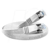 SLIM S6 075 WS - Cat.6 SLIM-Patchkabel, STP(PIMF), 0,75 m, weiß