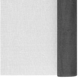vidaXL Fliegengitter Fiberglas 80 x 200 cm Schwarz