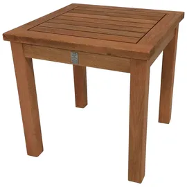 FRG Beistelltisch 40x40cm Eukalyptusholz - Braun