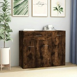 vidaXL Sideboard Räuchereiche 88x30x70 cm Holzwerkstoff