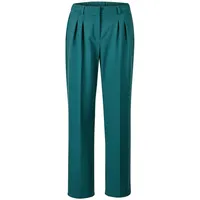 GOLDNER Elegante Stoffhose mit Bügelfalten Dunkelgrün 38
