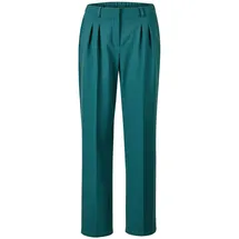 GOLDNER Elegante Stoffhose mit Bügelfalten Dunkelgrün 38