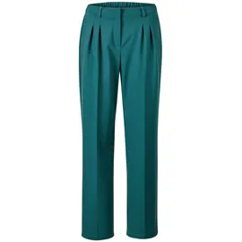 GOLDNER Elegante Stoffhose mit Bügelfalten Dunkelgrün 38