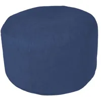 Linke Licardo Pouf Polyester 47 x 34 x 47 cm Blau/Braun