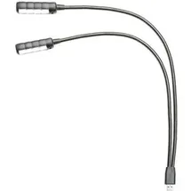 Adam Hall Stands SLED2ULTRAUSB LED - Schwanenhalsleuchte mit USB-Anschluss, 3 Helligkeitsstufen einstellbar, schwarz