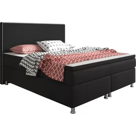 Inter Boxspringbett 180 x 200 cm H3 schwarz