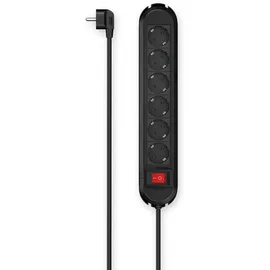 Hama Steckdosenleiste 6-fach 3 m Schwarz 1 St.