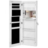 Hansiro Schmuckschrank, Weiß, Holzwerkstoff, 110x10x37 cm, Ordnen & Aufbewahren, Schmuckaufbewahrung