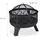 Relaxdays Feuerschale Ø 60 cm Schwarz