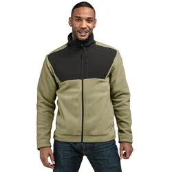 Schöffel Fleecejacke Urban Fleece Style Gregale (sehr warm, feuchtigkeitsregulierend) grün/schwarz Herren