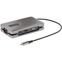 Startech USB-C Multiport-Adapter Space Grey, USB-C 3.1 [Stecker] (DKM31C3HVCPD)