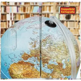 IDENA Globus Leuchtglobus Erde m. 2 Kartenbildern, Ø30cm