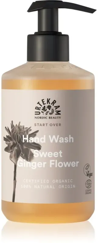 Urtekram Sweet Ginger Flower flüssige Seife für die Hände mit Auszügen aus Aloe und Ingwer 300 ml