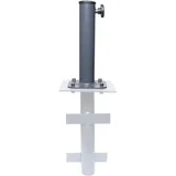 Mendler Ständer auf Bodenhülse HWC-A96, Schirmständer für Bodenanker/-platte/-montage Sonnen-/Ampelschirm, Metall Ø 38-48mm