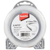 Makita Mähfaden rund 1,3mm x 15m für Rasentrimmer und Freischneider E-02727
