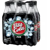 VITA COLA PUR 6 x 0,5 L PET-EINWEG-FLASCHE Koffein-Kick