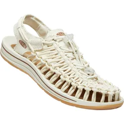 Keen Damen Uneek Canvas Freizeitsandale, 7 - natural canvas/birch
