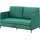 [en.casa] Schlafsofa Soini mit Liegefunktion Grün