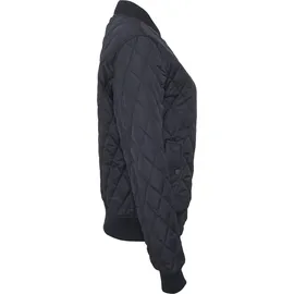URBAN CLASSICS Damen Diamond Quilt Nylon Jacket", Jacke, navy, XL, - XL