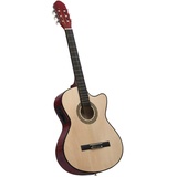 vidaXL Westerngitarre Cutaway mit Equalizer und 6 Saiten