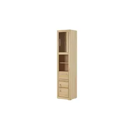 Smart Oslo Hochschrank 42 x 186 x 36 cm Mehrfarbig Massivholz