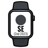 Apple Watch SE GPS + Cellular 44 mm Aluminiumgehäuse mitternacht, Sportarmband mitternacht S/M