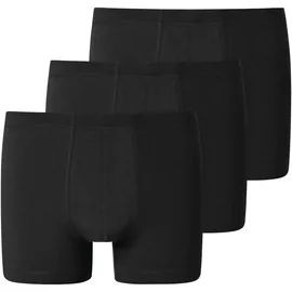 SCHIESSER 3er Pack Boxershorts schwarz M