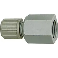 Riegler Gerade Aufschraubverschraubung G 1/8 i., für Schlauch 9/12