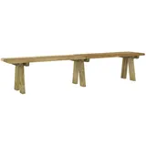 vidaXL Gartenbank 220 x 24 x 45 cm Braun