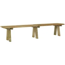 vidaXL Gartenbank 220 x 24 x 45 cm Braun