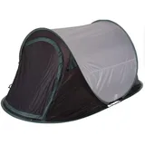 JEMIDI Wurfzelt Pop Up Wurfzelt 2 Personen - Camping & Trekkingzelt - leicht, (1 tlg) grau 120,00 cm x 220,00 cm x 95,00 cm