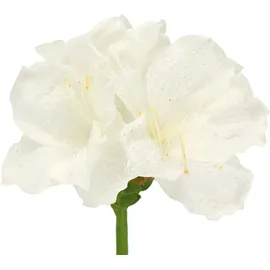 I.GE.A. Kunstblume I.GE.A. "Amaryllis 2er Set", weiß, B:16cm H:60cm L:12cm, Polyester, Kunstpflanzen, 60cm Blumen Zweig Dekozweig Weihnachtsdeko Weihnachtsblume Deko