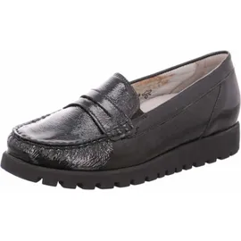 WALDLÄUFER Slipper Slipper Leder - schwarz