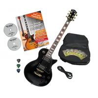 Rocktile Pro L-200BK Deluxe E-Gitarre Black Set